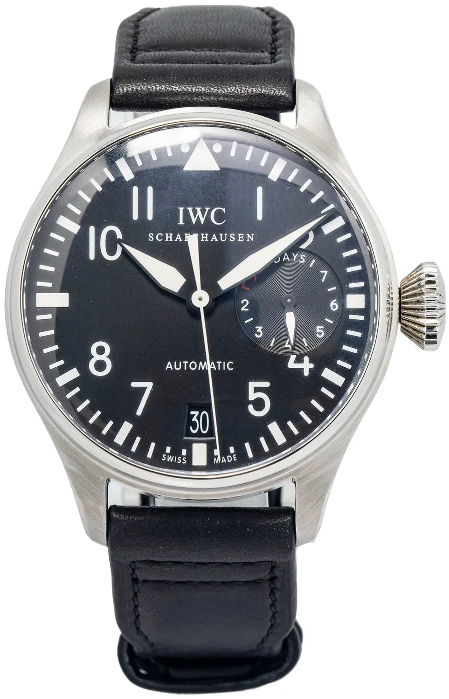 IWC Big Pilot IW500401 46mm Stainless steel Black