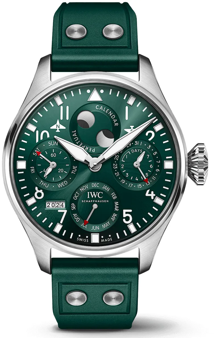 IWC Perpetual Calendar IW503608 46.2mm Stainless steel Green