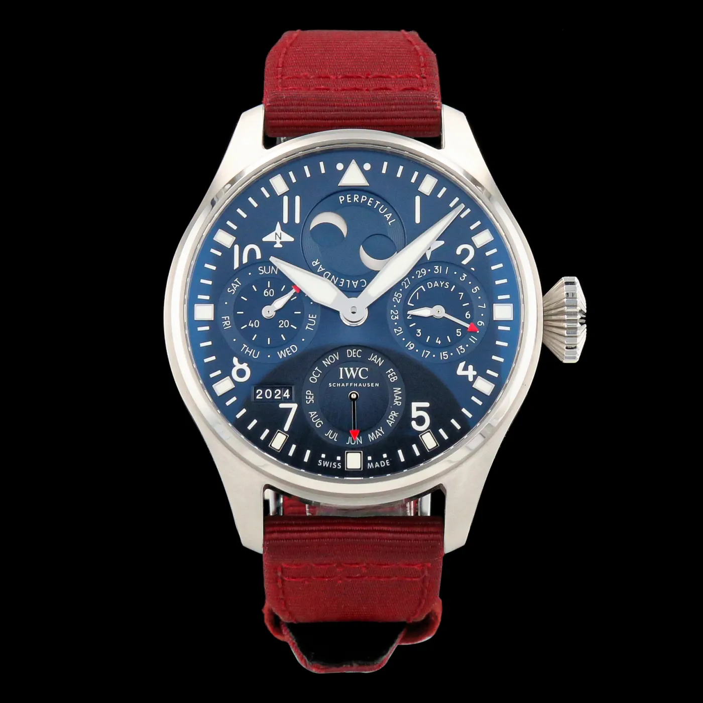 IWC Perpetual Calendar IW503605.
IWC 46.2mm Stainless steel Blue