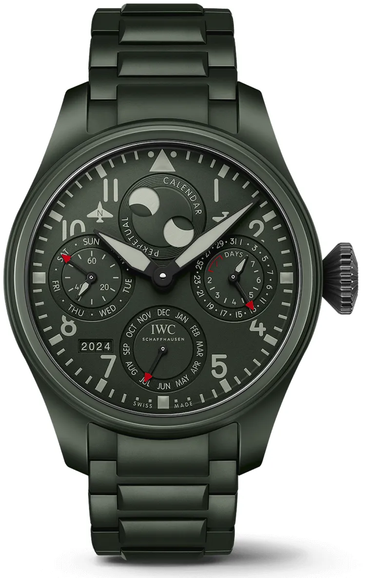 IWC Perpetual Calendar IW503101 46.5mm Ceramic Green