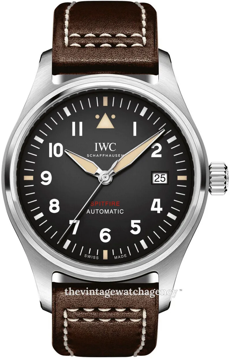 IWC Pilot IW326803 39mm Stainless steel Green