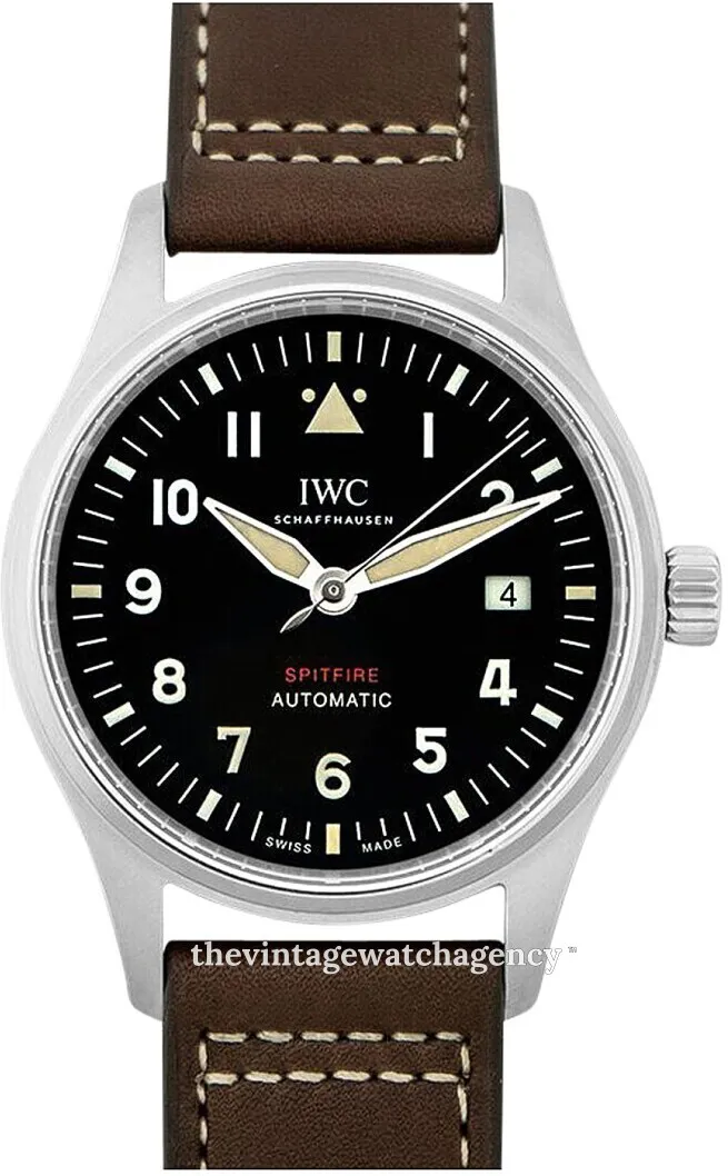 IWC Pilot IW326803 39mm Stainless steel Green