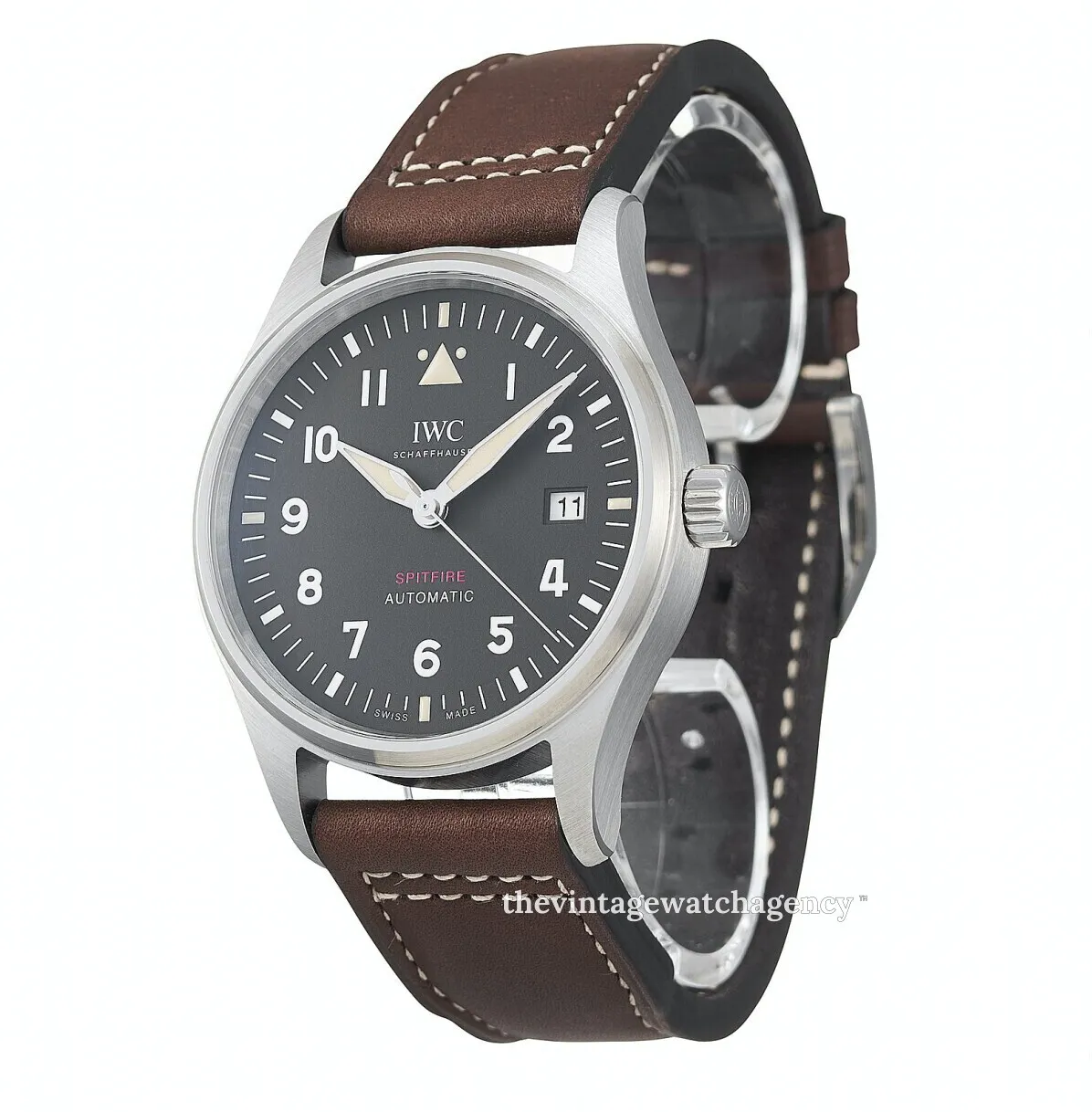 IWC Pilot IW326803 39mm Stainless steel Green 1