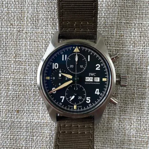 IWC Pilot IW387901 41mm Stainless steel Black 12