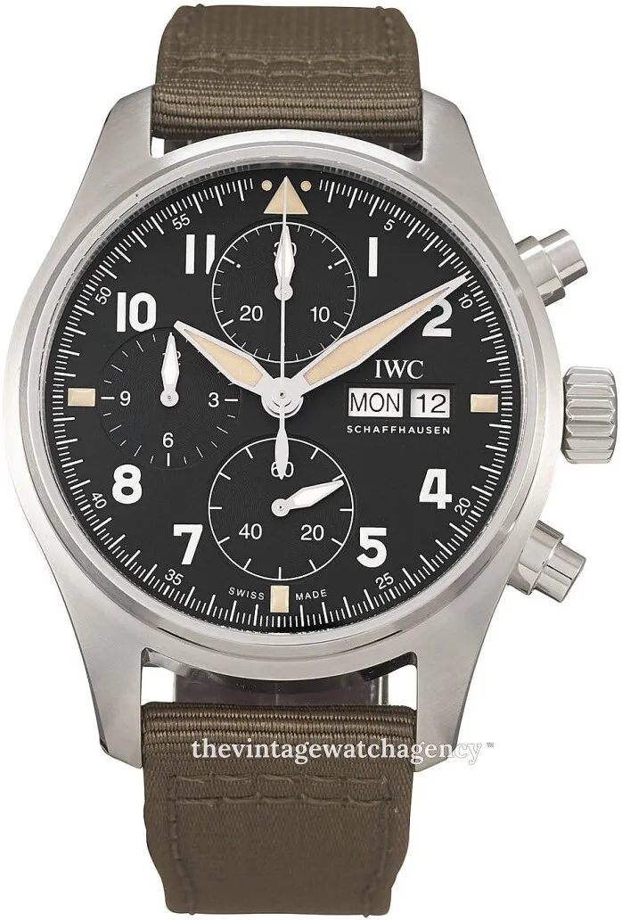 IWC Pilot IW387901 41mm Stainless steel Black