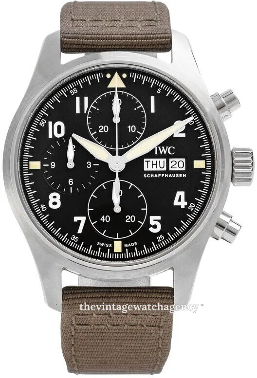 IWC Pilot IW387901 41mm Stainless steel Black