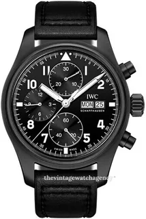 IWC Pilot IW387905 Ceramic and Titanium Black