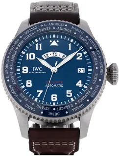 IWC Pilots IW395503 Stainless steel Blue