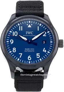 IWC Pilot Mark IW324703 Ceramic and Titanium Blue