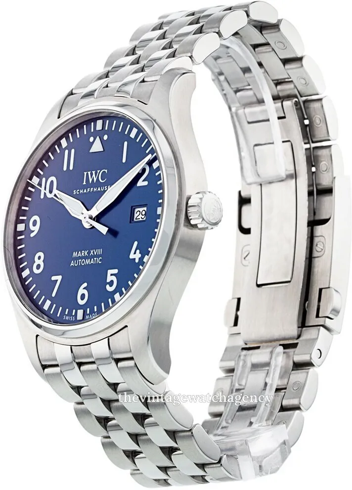 IWC Pilot Mark IW327014 40mm Stainless steel Blue 1