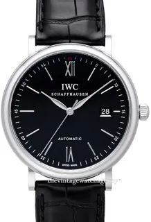 IWC Portofino IW356502 Stainless steel Black