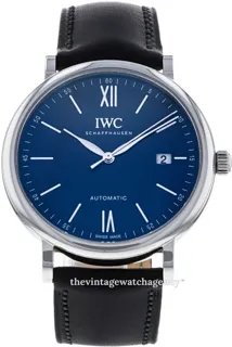 IWC Portofino IW356518 Stainless steel Blue