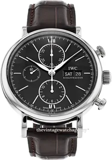 IWC Portofino IW391008 Stainless steel Black