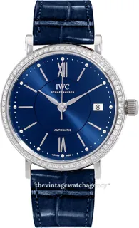 IWC Portofino IW458111 Stainless steel Blue