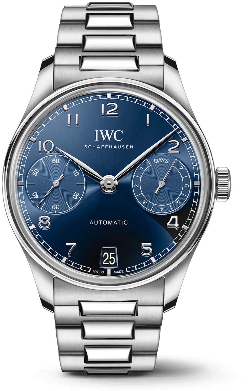 IWC Portugieser Automatic IW501704 42.5mm Stainless steel Blue