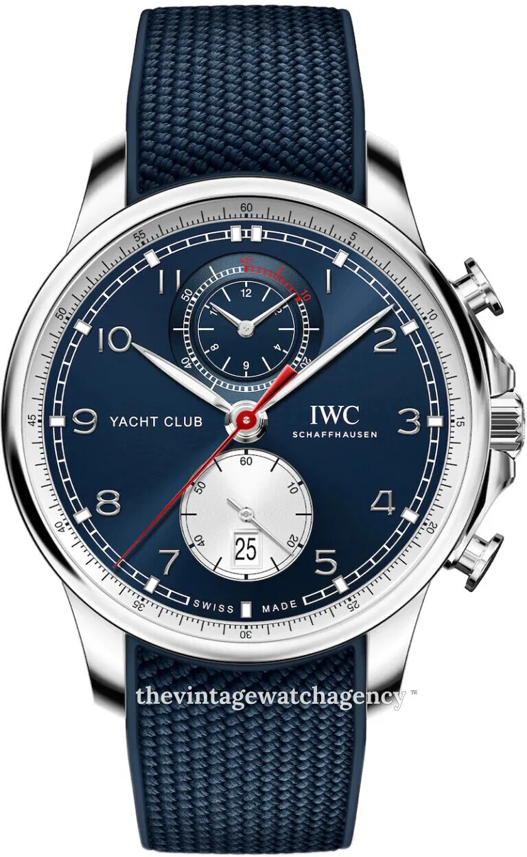 IWC Portugieser IW390704 44.5mm Stainless steel Blue