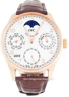 IWC Portugieser IW502213 Rose gold Silver