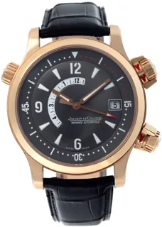 Jaeger-LeCoultre Memovox 146.2.97/1 18k rose gold Black and Gray