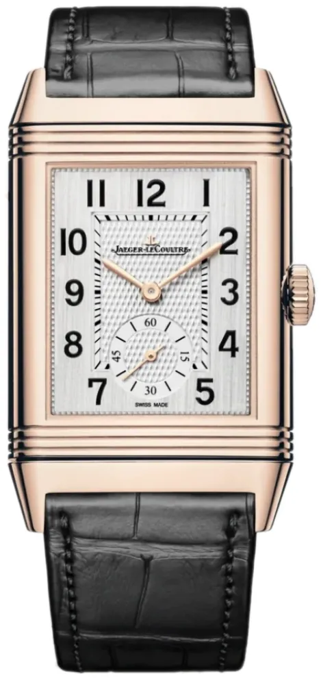 Jaeger-LeCoultre Reverso Classic Q3842520 47mm Rose gold Silver