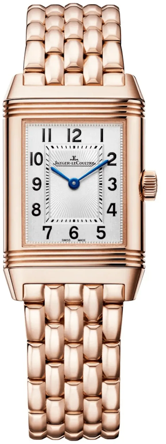 Jaeger-LeCoultre Reverso Classic Small Duetto Q2662130 34mm Rose gold Silver