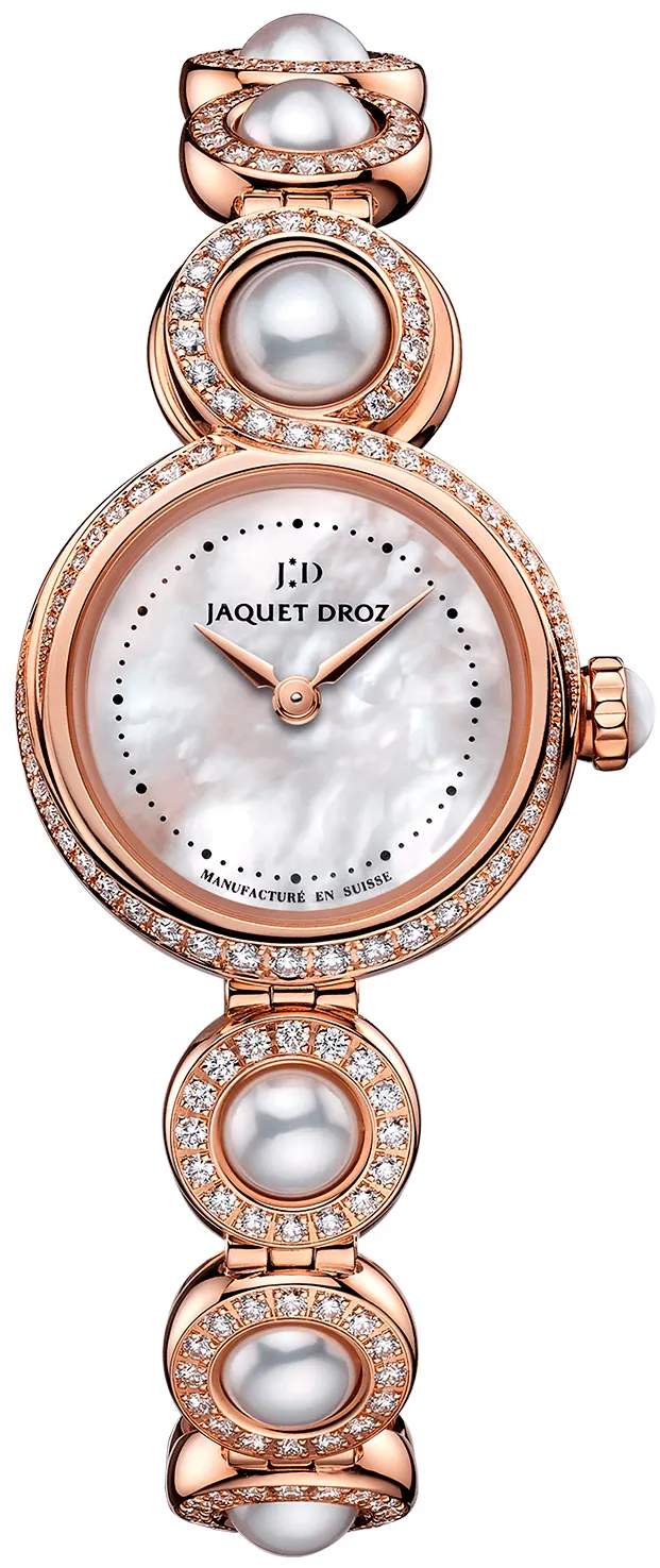 Jaquet Droz Lady 8 J014603170 25mm Rose gold White