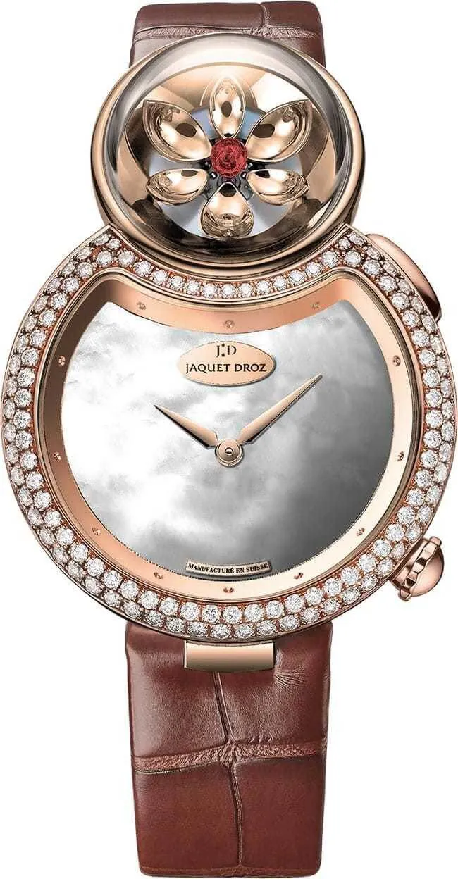 Jaquet Droz Lady 8 J032003270 35mm Rose gold White