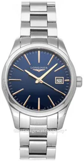 Longines Conquest Classic L2.386.4.92.6 Stainless steel Blue