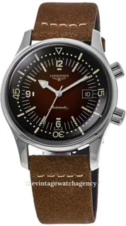 Longines Heritage L37744602 Stainless steel Brown