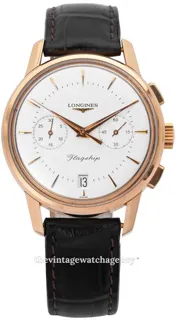 Longines Heritage L4.756.8.72.2 Rose gold White