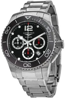 Longines HydroConquest L38834566 Stainless steel Black