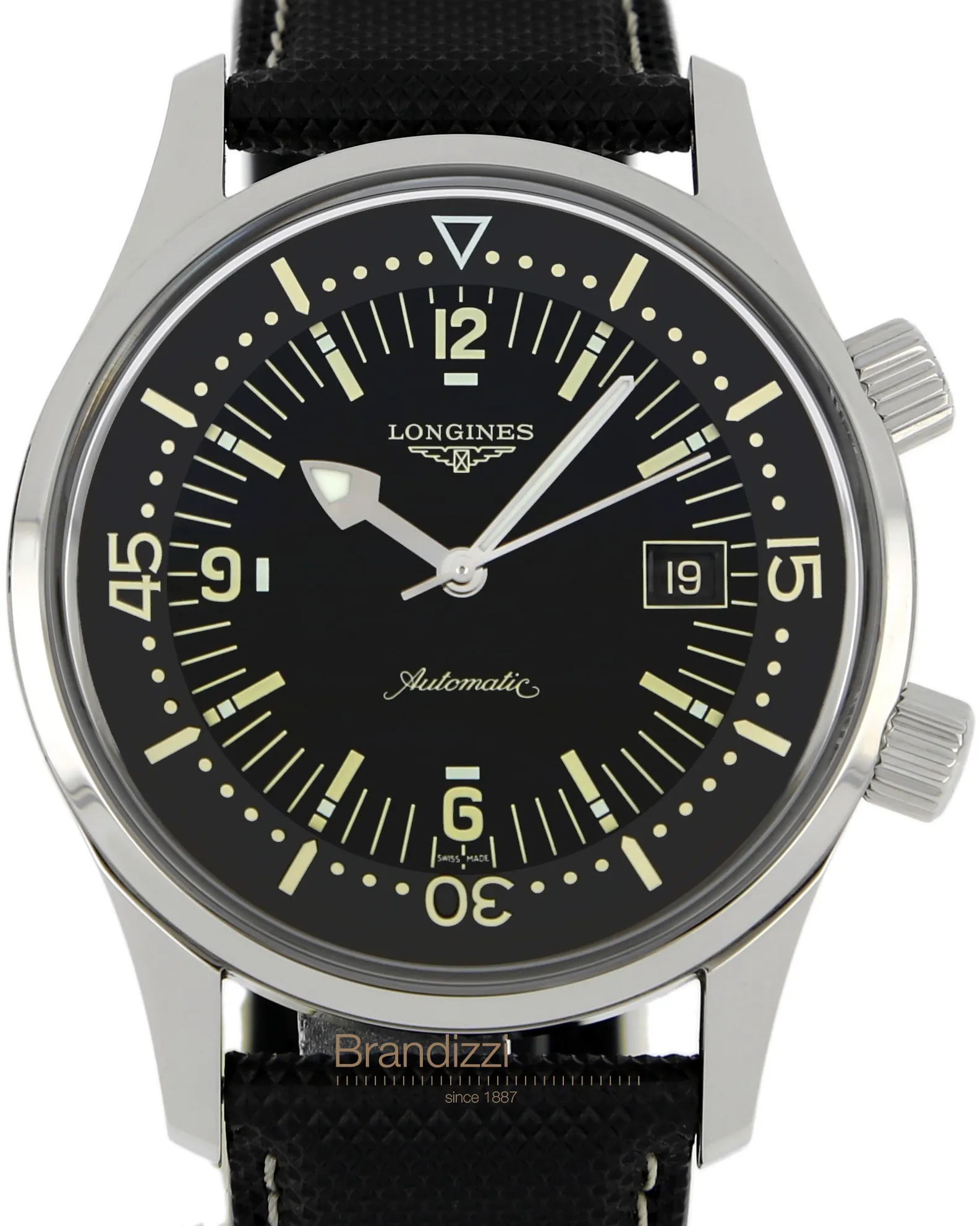 Longines Legend Diver L3.674.4.50.0 42mm Stainless steel Black