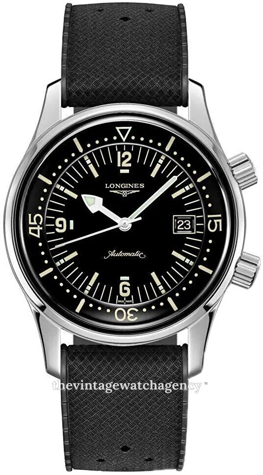 Longines Legend Diver L3.774.4.50.9 42mm Stainless steel Black