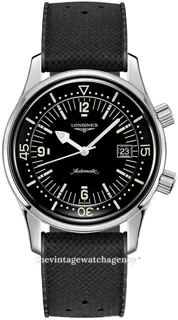 Longines Legend Diver L3.774.4.50.9 Stainless steel Black