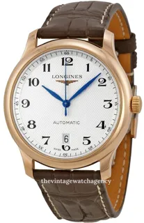 Longines Master Collection L2.628.8.78.3 38.5mm Rose gold Silver