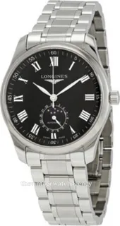 Longines Master Collection L29094516 Brushed/polished steel Black