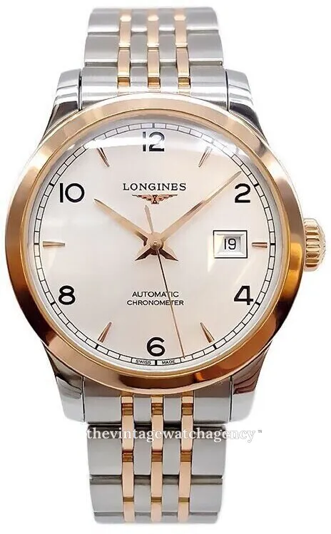 Longines Record L23215767 30mm Stainless steel Silver