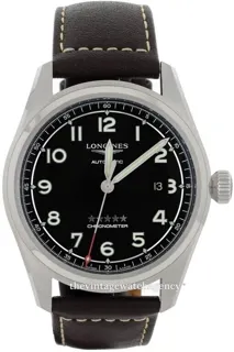 Longines Spirit L3.811.4.53.0 Stainless steel Black