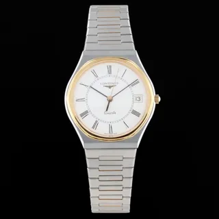 Longines Classique Vintage 13142 Yellow gold and Stainless steel White