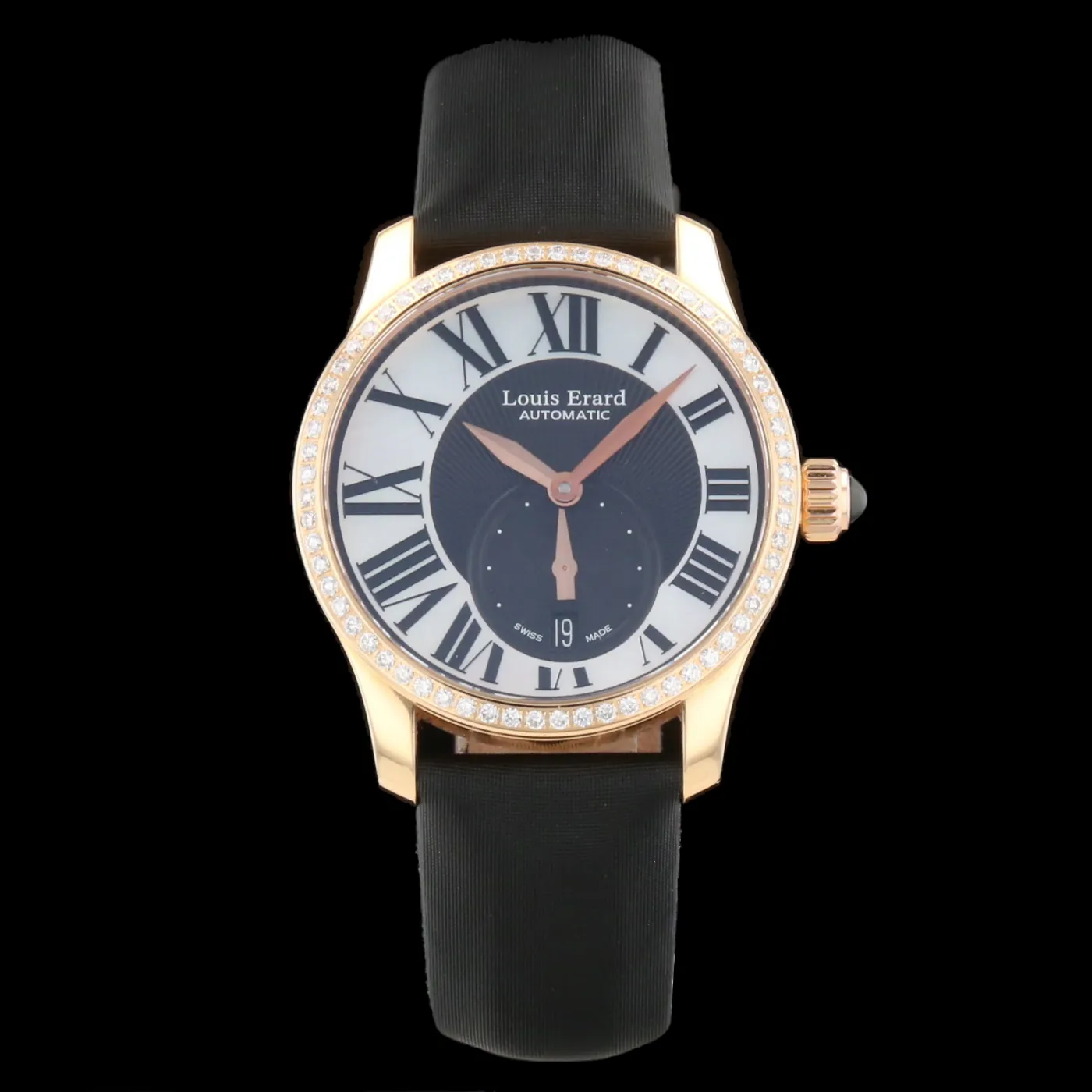 Louis Erard Emotion 9260 36mm Yellow gold Black