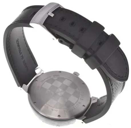 Louis Vuitton Q1131 42mm Stainless steel Black 4