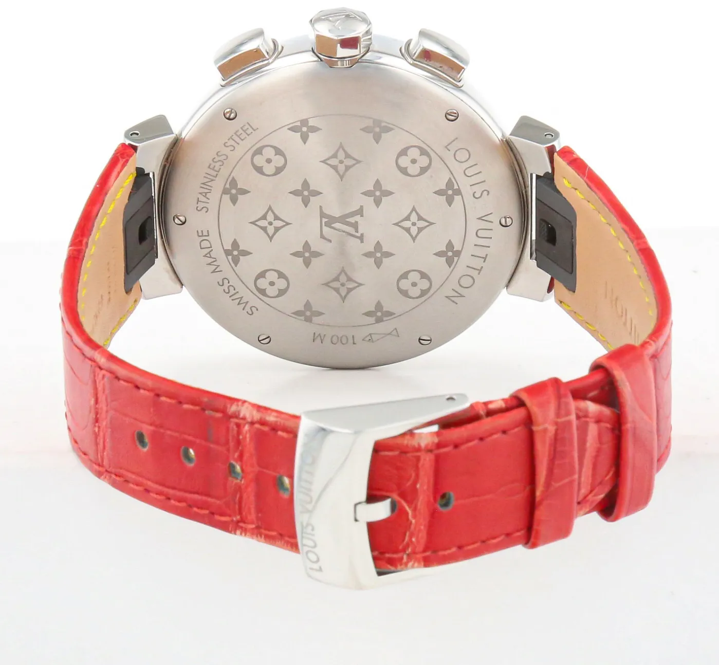 Louis Vuitton Tambour Q A025 44mm Stainless steel Gray 2