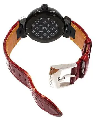 Louis Vuitton QA048 34mm Stainless steel Black 4