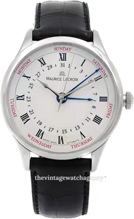 Maurice Lacroix Masterpiece MP6507-SS001-112 Stainless steel White