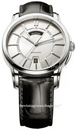 Maurice Lacroix Pontos PT6158-SS001-13E 40mm Stainless steel Silver