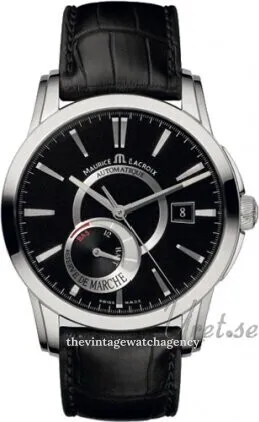 Maurice Lacroix Pontos PT6168-SS001-330 40mm Stainless steel Black