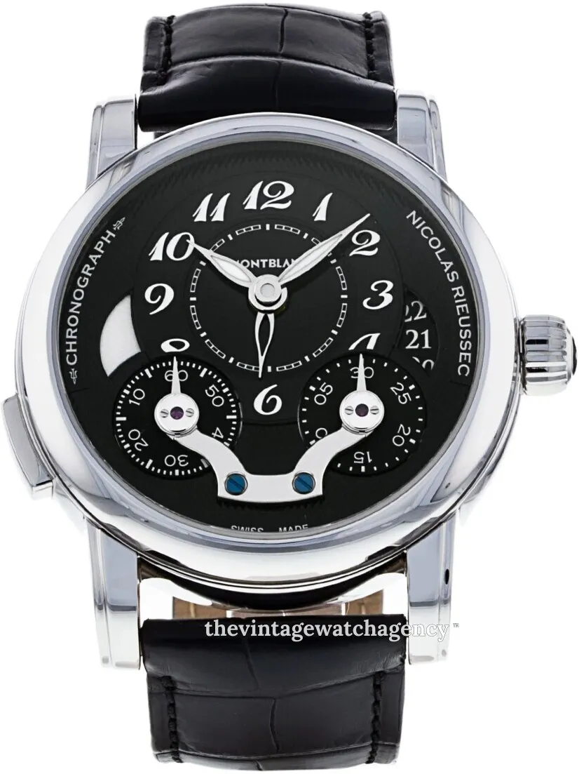 Montblanc Nicolas Rieussec 106488 43mm Stainless steel Black