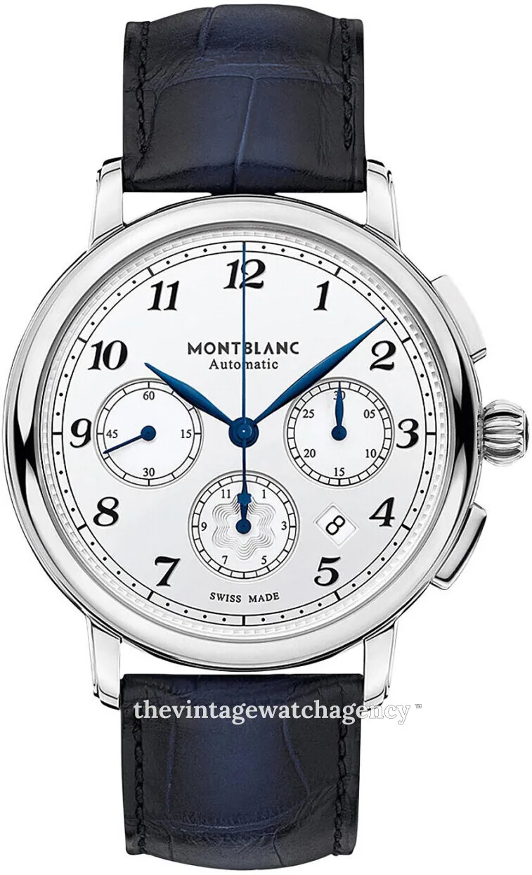 Montblanc Star 118514 42mm Stainless steel White