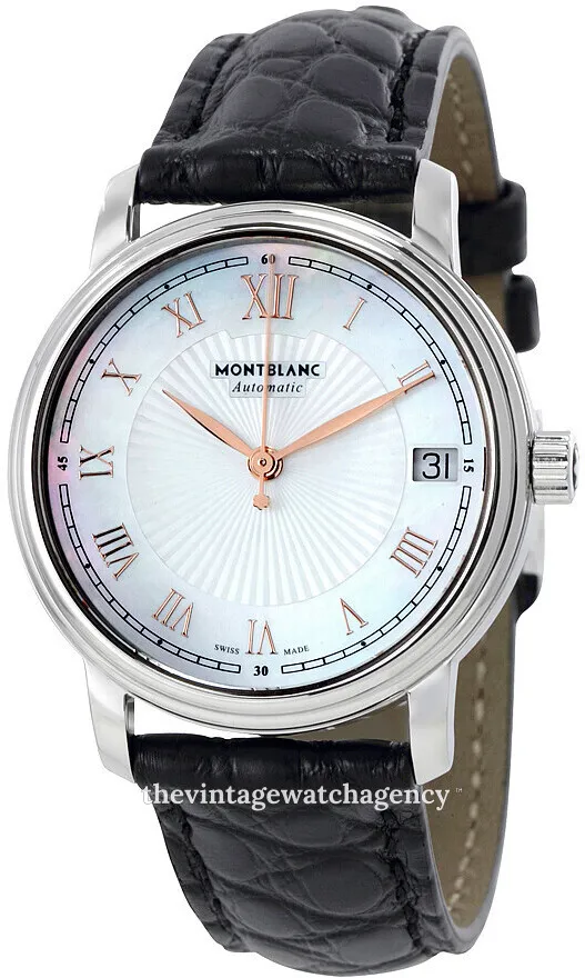 Montblanc Tradition 114366 32mm Stainless steel White