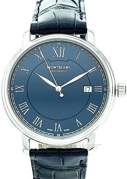 Montblanc Tradition 117829 40mm Stainless steel Blue