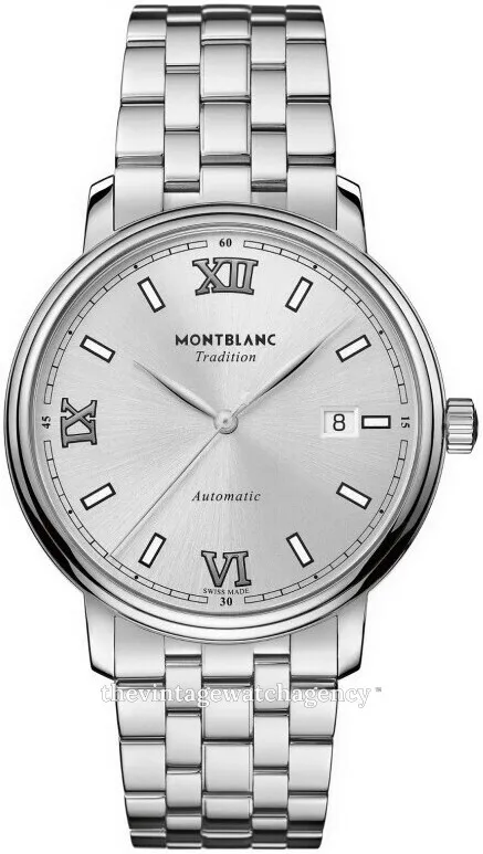 Montblanc Tradition 127770 40mm Stainless steel Silver